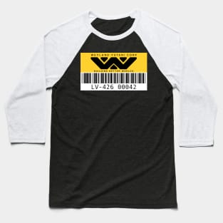 Weyland Yutani Asset tag Baseball T-Shirt